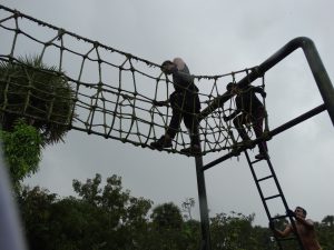 Daksha Fellows taking part in adventurous activities 